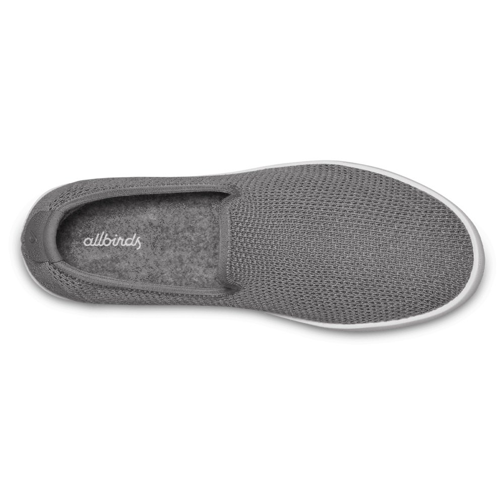 Allbirds Women\'s Slip-Ons Grey - Tree Loungers - 32765AUBK